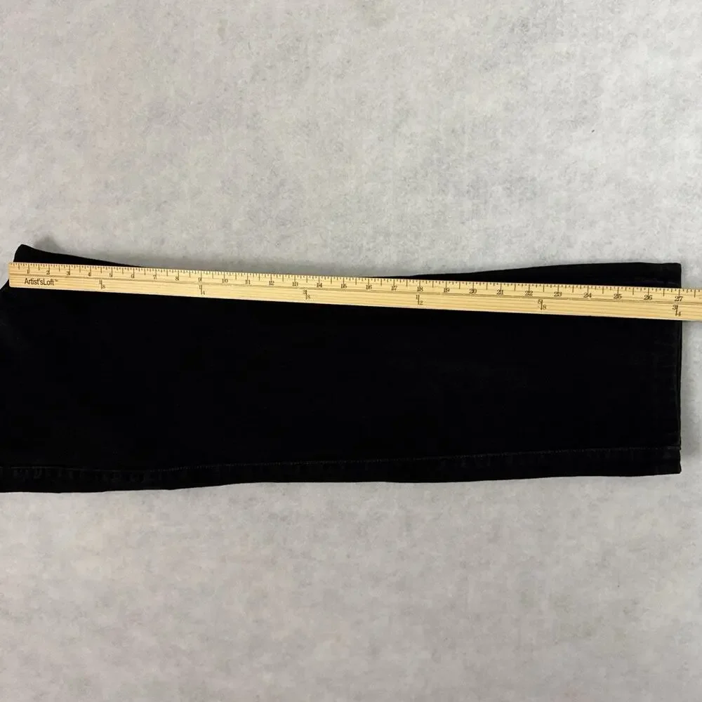 Girbaud Jeans Mens 28 Black Straight Leg Vintage Y2K Denim Pants